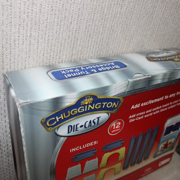 3/$55❤️open box Chuggington Die-Cast Bridge & Tunnel Accessory Pack 12pc Ludorum - Picture 11 of 12